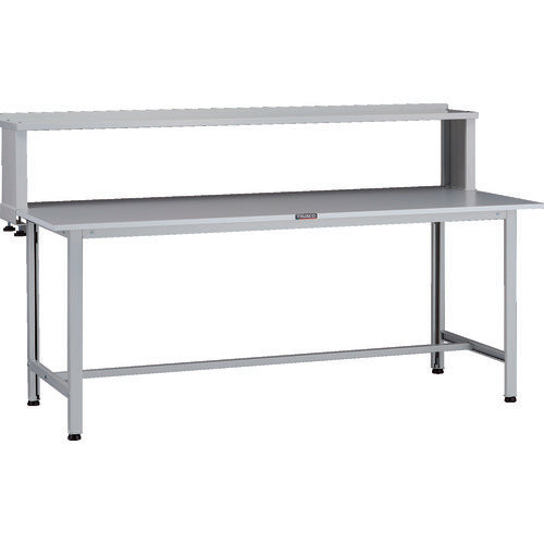 ＴＲＵＳＣＯ　軽荷重作業台（２００ｋｇ）ＡＯ型　１８００Ｘ７５０ＸＨ１０４４（全高）　上棚付　ホワイト色 AOR-1875YURB