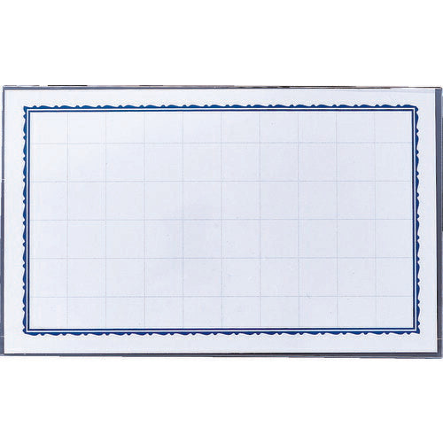 ＴＲＵＳＣＯ　再生ＰＥＴ　硬質簡易名札　クリップピンタイプ　台紙５５×９０ｍｍ KHE-N-1P