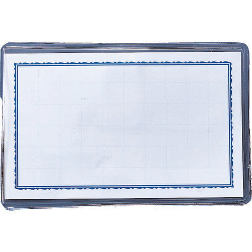 ＴＲＵＳＣＯ　軟質塩ビ簡易名札　クリップピンタイプ　台紙５５×９０ｍｍ KS-N-1P