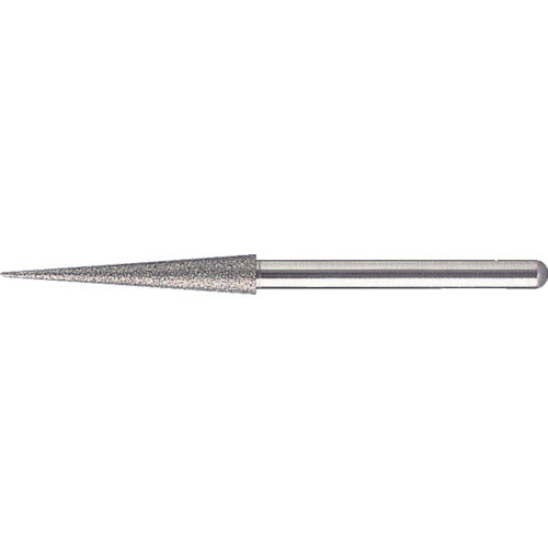 ＴＲＵＳＣＯ　ダイヤモンドバー　Φ４Ｘ刃長２４．８Ｘ軸３　＃１００ T3-262C