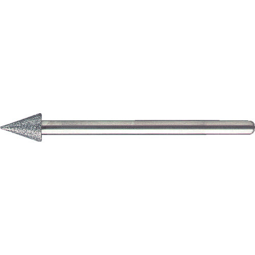 ＴＲＵＳＣＯ　ダイヤモンドバー　Φ６Ｘ刃長７Ｘ軸３　＃１００ T3-277C