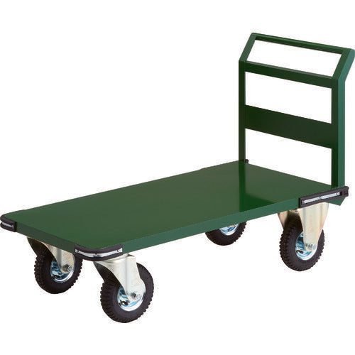 ＴＲＵＳＣＯ　鋼鉄製運搬車　１２００Ｘ６００　空気入タイヤ PH-2L-AR