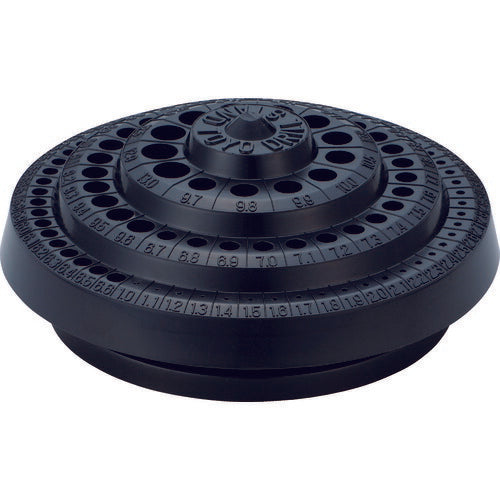 ＴＲＵＳＣＯ 回転式ドリルスタンド １００本収納 カバー無 S-3