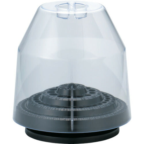 ＴＲＵＳＣＯ 回転式ドリルスタンド １００本収納 カバー付 S-13C