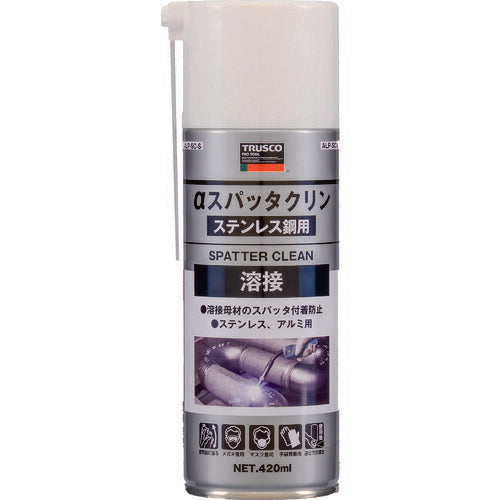 ＴＲＵＳＣＯ　αスパッタクリン　ステンレス鋼用　４２０ｍｌ ALP-SCS