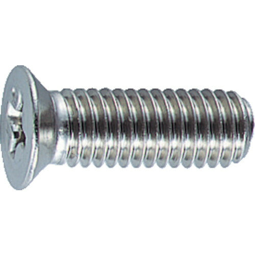 ＴＲＵＳＣＯ　皿頭サッシュ小ねじ　ステンレス　全ネジ　Ｍ４×１５　１４０本入 B65-0415