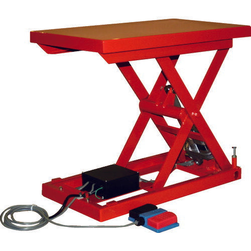 ＴＲＵＳＣＯ テーブルリフト１００ｋｇ（電動Ｂねじ式１００Ｖ）５２０×８５０ｍｍ HDL-H1058R-12