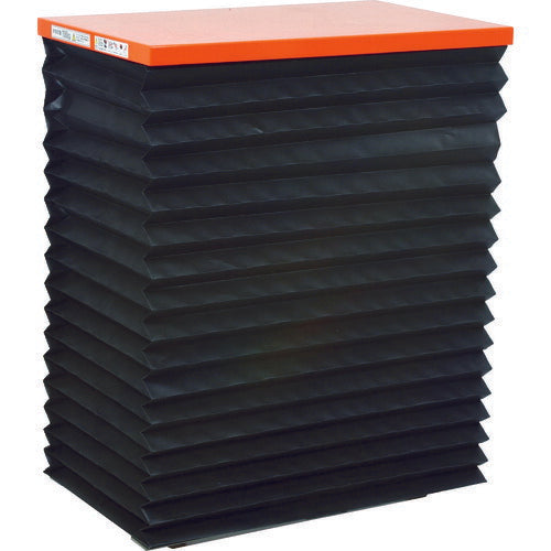ＴＲＵＳＣＯ テーブルリフト１００ｋｇ電動Ｂねじ１００Ｖ蛇腹付５２０×８５０ｍｍ HDL-H1058RJ-12