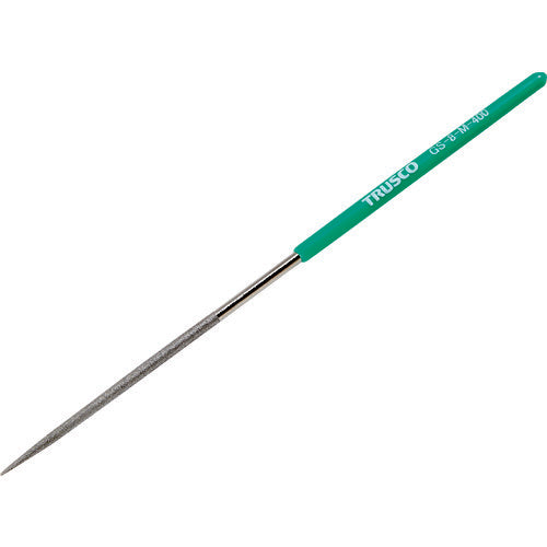 ＴＲＵＳＣＯ　ダイヤモンドヤスリ　精密用＃４００　丸　１本入　全長１８０ｍｍ（８本組サイズ） GS-8-M-400