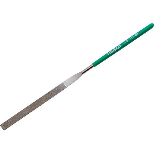 ＴＲＵＳＣＯ　ダイヤモンドヤスリ　精密用＃４００　平　１本入　全長１４０ｍｍ（１０本組サイズ） GS-10-HI-400