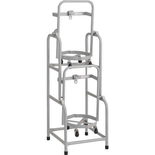 【取寄品】 ＴＲＵＳＣＯ 一斗缶 ペール缶用スタンド 缶とりー ２本用 KANG-2 【送料都度見積】