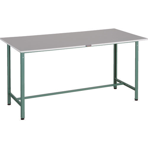 ＴＲＵＳＣＯ　軽荷重立作業台（３００ｋｇ）ＨＡＥ２型　ＲｏＨＳ２対応天板　１８００Ｘ９００ＸＨ９００　グリーン色 HRAE2-1809