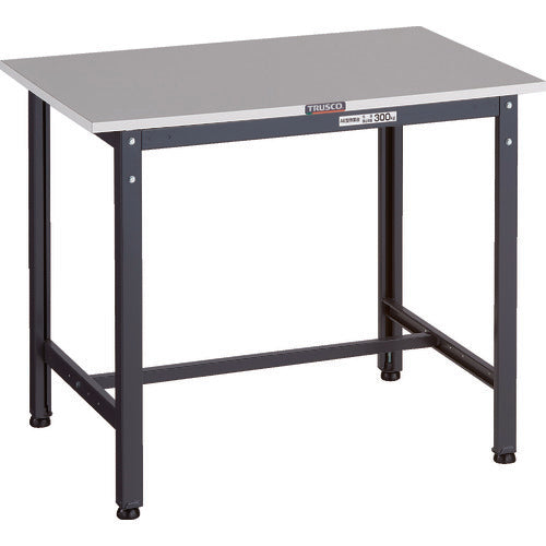 ＴＲＵＳＣＯ　軽荷重作業台（３００ｋｇ）ＲＡＥ２型　ＲｏＨＳ２対応天板　９００Ｘ４５０ＸＨ７４０　ダークグレー色 RAE2-0945 DG