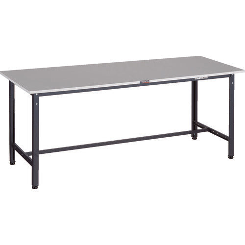 ＴＲＵＳＣＯ　軽荷重作業台（３００ｋｇ）ＲＡＥ２型　ＲｏＨＳ２対応天板　１８００Ｘ６００ＸＨ７４０　ダークグレー色 RAE2-1860 DG