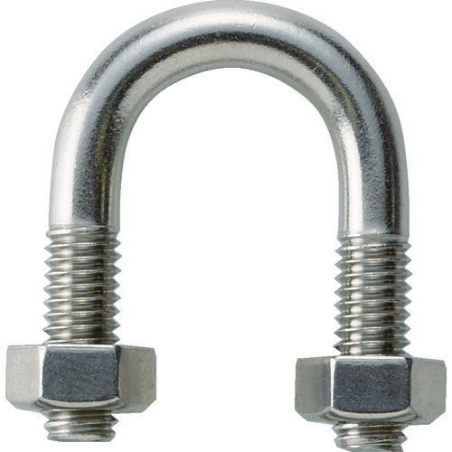 ＴＲＵＳＣＯ　ＳＧＰ用Ｕボルト　ＳＵＳ３０４　呼び径８Ａ　ねじ径Ｍ６ TSGP-BTM6-8A-S