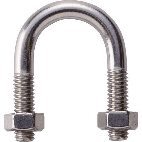 ＴＲＵＳＣＯ　ＳＧＰ用Ｕボルト　ＳＵＳ３０４　呼び径１０Ａ　ねじ径Ｍ６ TSGP-BTM6-10A-S