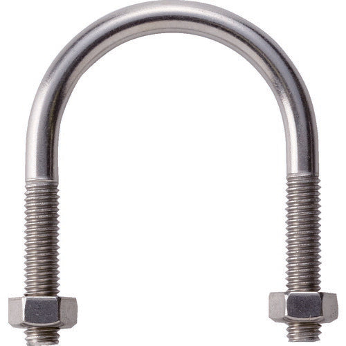 ＴＲＵＳＣＯ　ＳＧＰ用Ｕボルト　ＳＵＳ３０４　呼び径２５Ａ　ねじ径Ｍ６ TSGP-BTM6-25A-S