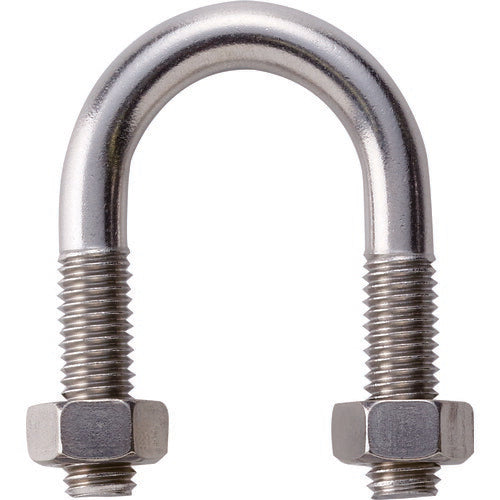 ＴＲＵＳＣＯ　ＳＧＰ用Ｕボルト　ＳＵＳ３０４　呼び径１５Ａ　ねじ径Ｍ８ TSGP-BTM8-15A-S