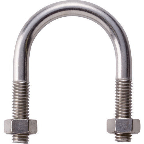 ＴＲＵＳＣＯ　ＳＧＰ用Ｕボルト　ＳＵＳ３０４　呼び径２５Ａ　ねじ径Ｍ８ TSGP-BTM8-25A-S