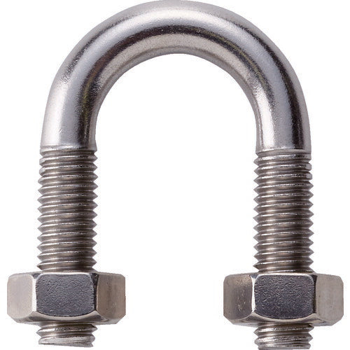 ＴＲＵＳＣＯ　ＳＧＰ用Ｕボルト　ＳＵＳ３０４　呼び径１５Ａ　ねじ径Ｍ１０ TSGP-BTM10-15A-S