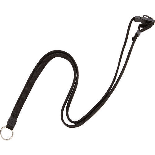 ＴＲＵＳＣＯ　リールクリップ名札用ストラップ　黒 TNH-L-BK