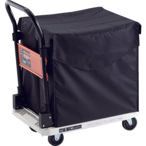 【取寄品】 ＴＲＵＳＣＯ 樹脂台車 カルティオ（スチールハンドルタイプ）ＣＨＢハンドトラックボックス付 ホワイト MPK720W-CHB 【送料都度見積】