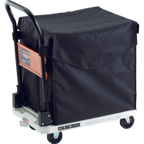 【取寄品】 ＴＲＵＳＣＯ 樹脂台車 カルティオ（スチールハンドルタイプ）ＣＨＢハンドトラックボックス付 樹脂ストッパー付 ホワイト MPK-720-W-JS-CHB 【送料都度見積】