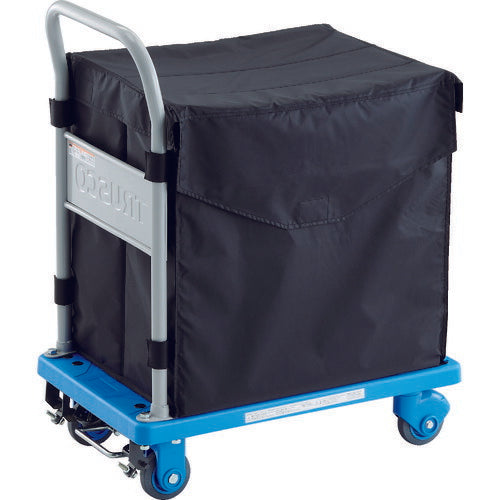 【取寄品】 ＴＲＵＳＣＯ 樹脂台車 グランカートサイレント ＣＨＢハンドトラックボックス付 ９００Ｘ６０５ TPX-702S-CHB 【送料都度見積】