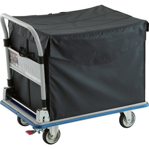 ＴＲＵＳＣＯ　プレス製台車　ドンキーカート　折りたたみ式　ＣＨＢハンドトラックボックス付　ストッパー付　９１５Ｘ６１５ 301NS-CHB