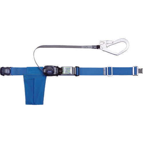 ＴＲＵＳＣＯ　巻取式　胴ベルト型墜落制止用器具　幅５０ｍｍＸ長さ１２００ｍｍ　ブルー GR-OT593A-B