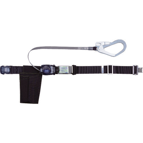 ＴＲＵＳＣＯ　巻取式　胴ベルト型墜落制止用器具　幅５０ｍｍＸ長さ１２００ｍｍ　ブラック GR-OT593A-BK