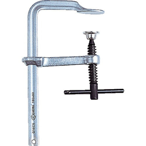 ＴＲＵＳＣＯ　エホマクランプ　鉄ハンドル　最大口開１６０ｍｍＸ深さ８０ｍｍ G-16CS