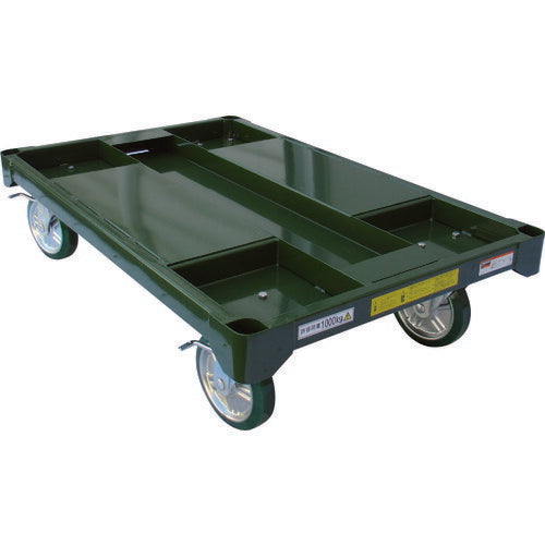 【送料都度見積】ＴＲＵＳＣＯ　長尺用台車　１２０７Ｘ７６７ＸＨ１２２０　単管無し ALC10-712NP