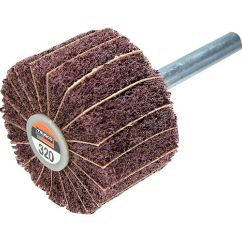 ＴＲＵＳＣＯ　ナイロンミックスホイール　外径４０Ｘ厚２５Ｘ軸６　３２０♯　５個入 FM4025-320