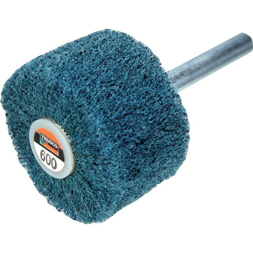 ＴＲＵＳＣＯ ナイロン軸付ホイール 外径４０×厚み２５×軸６ ６００♯ （５個入） UFN425-600