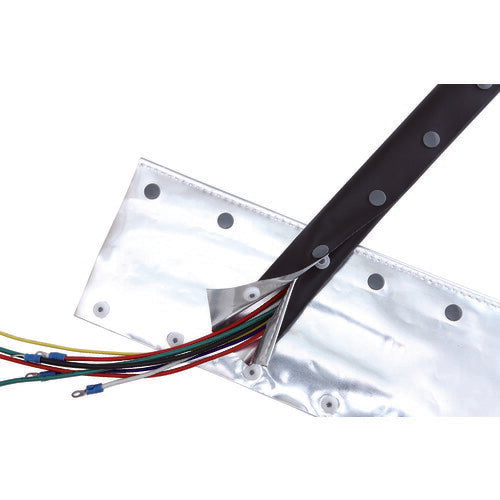 ＴＲＵＳＣＯ　電磁波シールド結束チューブ　ホックタイプ　１５Φ５ｍ OTF-15-5-R2
