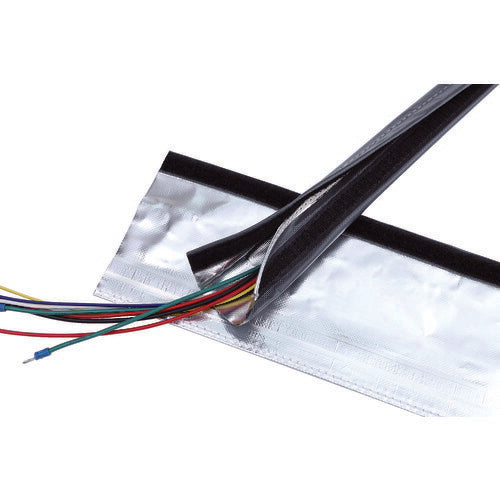ＴＲＵＳＣＯ　電磁波シールド結束チューブ　マジックタイプ　４０Φ５ｍ MTF-40-5-R2