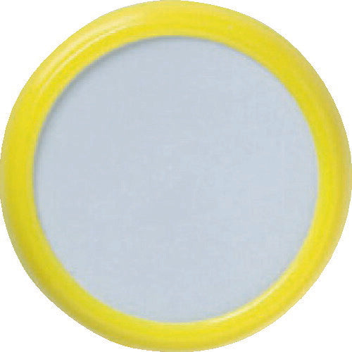 ＴＲＵＳＣＯ　丸型名札　クリップピン両用タイプ　Φ４５　黄 TCNF45-Y