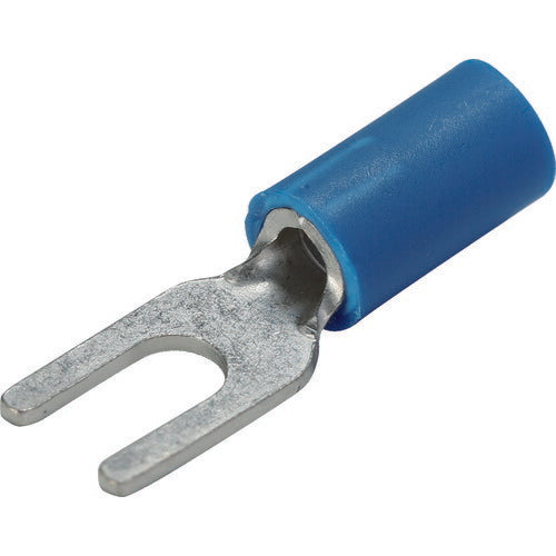 ＴＲＵＳＣＯ　絶縁被覆付圧着端子　ストレート形　Ｙ形（１００個入） T-AVF2-A4-B