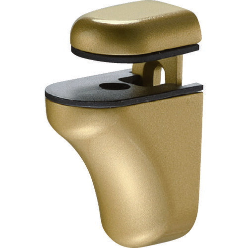ＴＲＵＳＣＯ　棚受け金具ブラケット　棚グリップ　ゴールド　板厚２～２１ｍｍ用　亜鉛合金ダイカスト製 TSG221-G