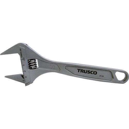 ＴＲＵＳＣＯ 超ワイドチタン合金製モンキーレンチ ２００ｍｍ ３８ｍｍ TSWMTC-200