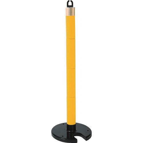 ＴＲＵＳＣＯ　やわらかＰＵポール　イエロー　８８ｃｍ　アンカー穴１０ｍｍ付　屋内外型タイプ TPP-06A