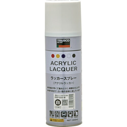 ＴＲＵＳＣＯ アクリルラッカースプレー 白 ３００ｍｌ RSP300-W