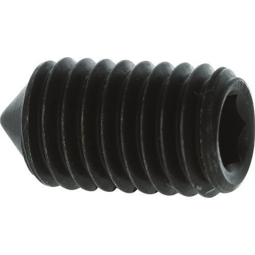ＴＲＵＳＣＯ　六角穴付止めねじ　とがり先　黒染め　Ｍ５×５　５０本入 B127-0505