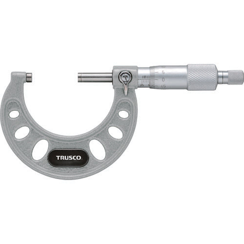ＴＲＵＳＣＯ　標準外側マイクロメータ　測定範囲２５～５０ｍｍ TMC-2550