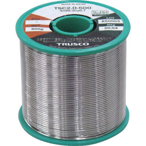 ＴＲＵＳＣＯ　鉛フリーはんだ（配管・配線用）Φ２．０－５００Ｇ TSC2.0-500