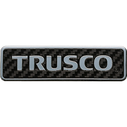ＴＲＵＳＣＯ　超耐候性軟質エンブレム　ＴＲＵＳＣＯロゴ文字のみ　エンボス加工タイプ EBTRL-M