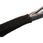 ＴＲＵＳＣＯ　ノンハロゲン網チューブ２５ｍｍＸ１０ｍ BTN25-10