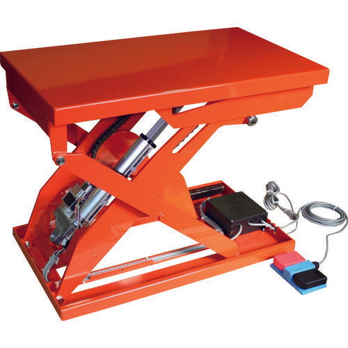 【取寄品】 ＴＲＵＳＣＯ テーブルリフト１００ｋｇ 電動Ｂねじ式 回生電流タイプ ５００×６５０ HDL-H1056R-D2B 【送料都度見積】