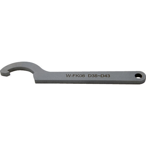 【取寄品】 ＴＲＵＳＣＯ ＮＣ旋盤用ストレートシャンクコレットホルダ ＥＲナット用ひっかけレンチ Ｎ２５ＳＸ用 W-FK06 【送料都度見積】